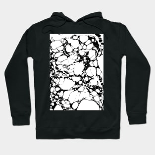 Black and White Bubbles Hoodie